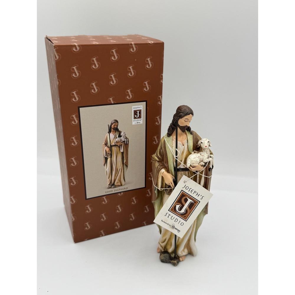 Josephs Studio Roman Inc Good Shepherd Jesus Christ Lamb 6 Inch Statue 60685